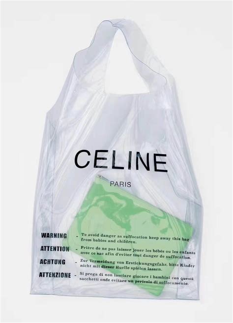 celine plastic bag purse|Celine where to buy.